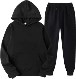 2024 Men's Winter Tracksuits 2024,2 Piece Jogging Outfit Long Sleeve Hoodie and Sweatpant Set Stylish Sweatsuit Jogger Suit
