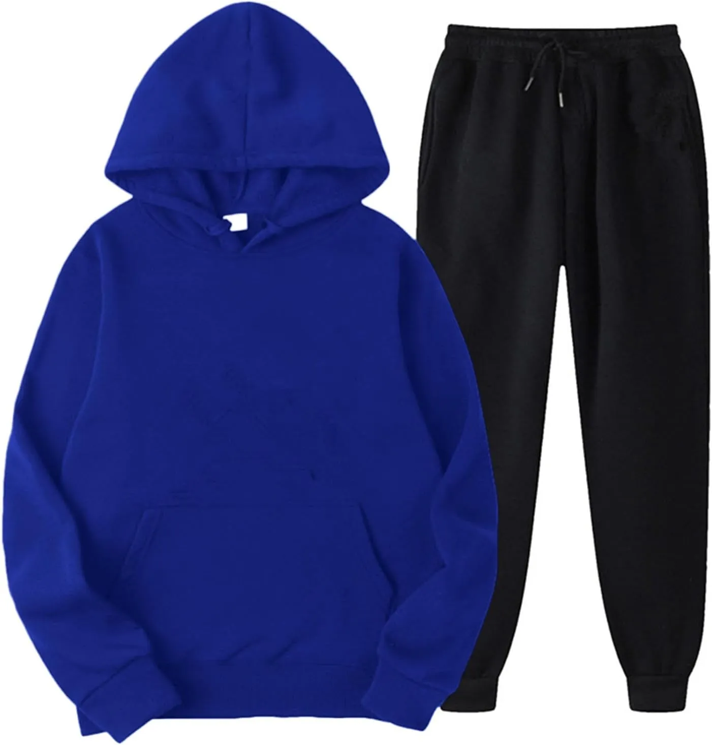 2024 Men's Winter Tracksuits 2024,2 Piece Jogging Outfit Long Sleeve Hoodie and Sweatpant Set Stylish Sweatsuit Jogger Suit