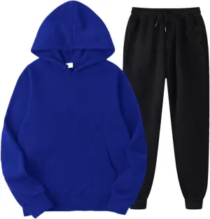 2024 Men's Winter Tracksuits 2024,2 Piece Jogging Outfit Long Sleeve Hoodie and Sweatpant Set Stylish Sweatsuit Jogger Suit