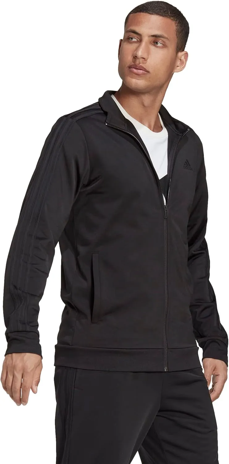adidas Men's Essentials Warm-Up 3-Stripes Track Top