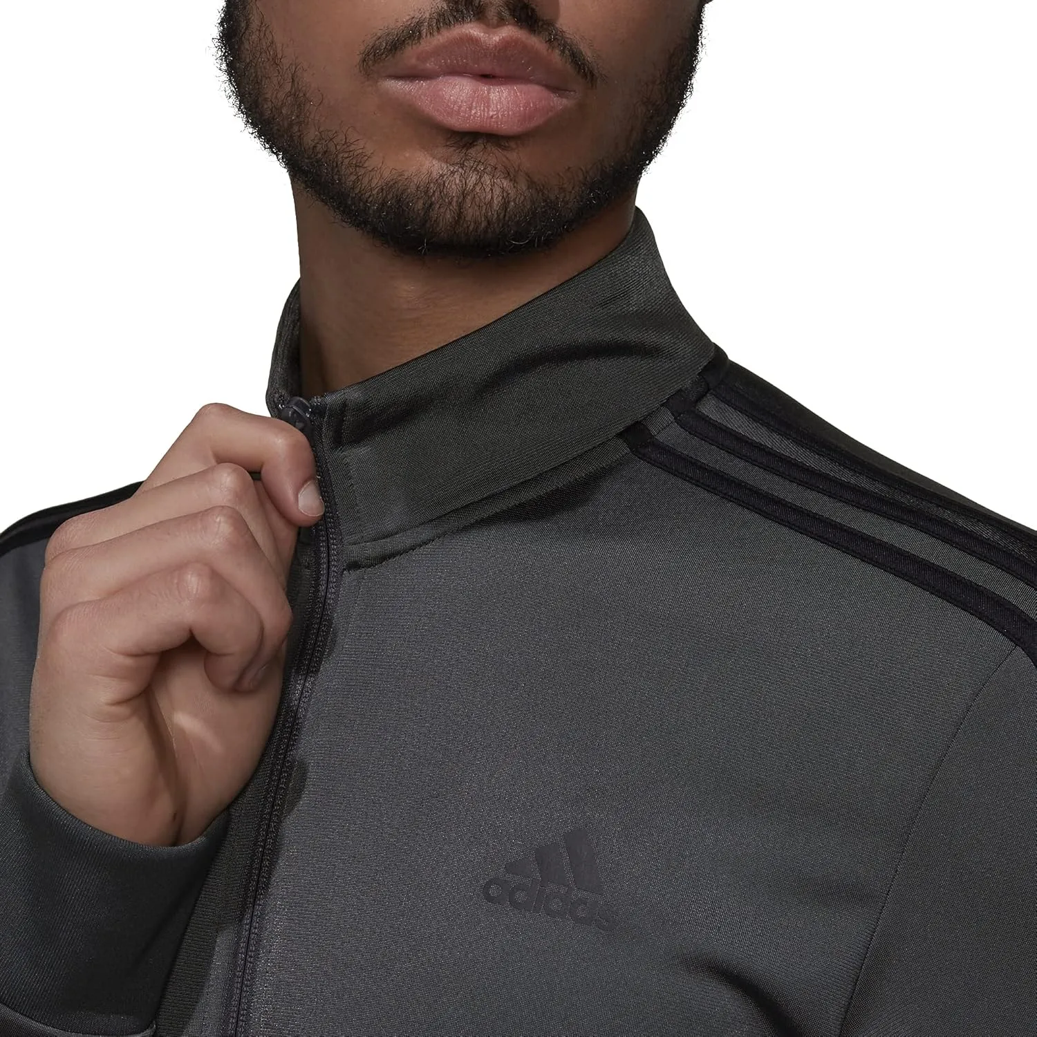 adidas Men's Essentials Warm-Up 3-Stripes Track Top