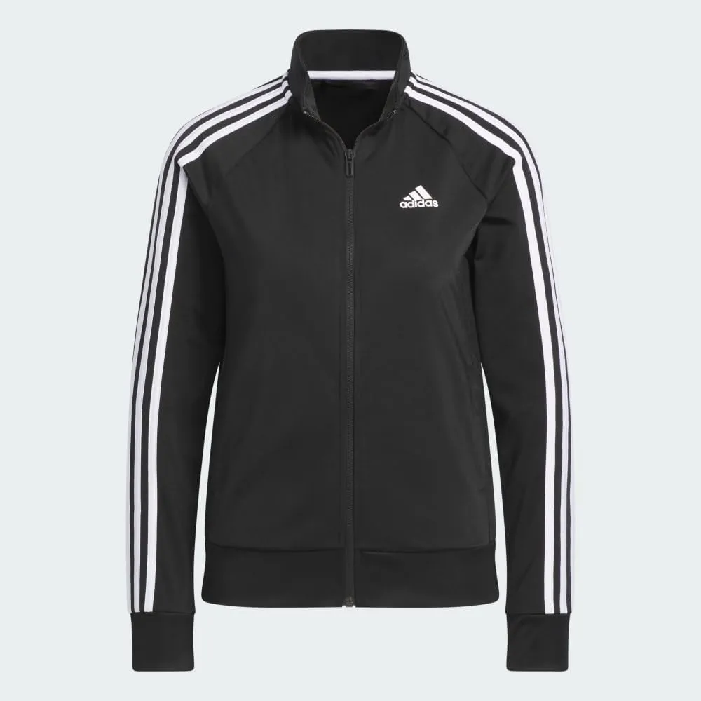 adidas Women's Essentials Warm-Up Slim 3-Stripes Track Top