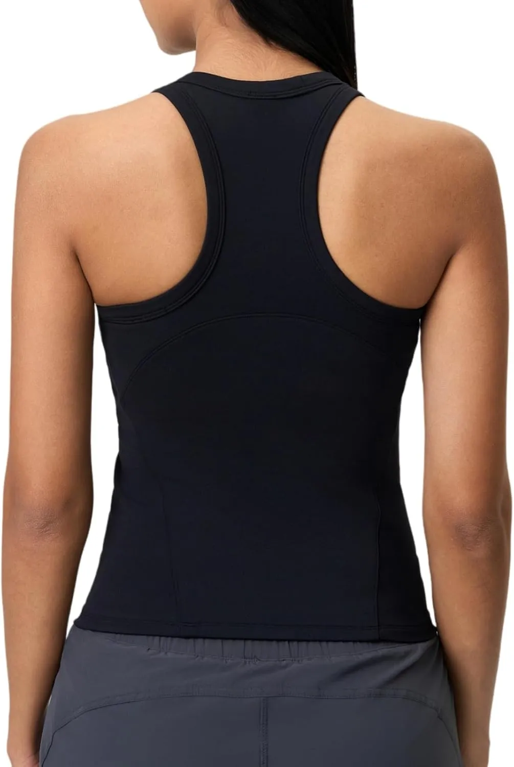 altiland Workout Tank Top for Woman with Built in Bra, Racerback Athletic Yoga Running 2 in 1 Tops