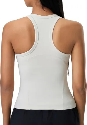 altiland Workout Tank Top for Woman with Built in Bra, Racerback Athletic Yoga Running 2 in 1 Tops