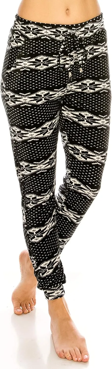 ALWAYS Women's Velvet Velour Joggers - Basic Premium Soft Stretch Warm Winter Sweatpants