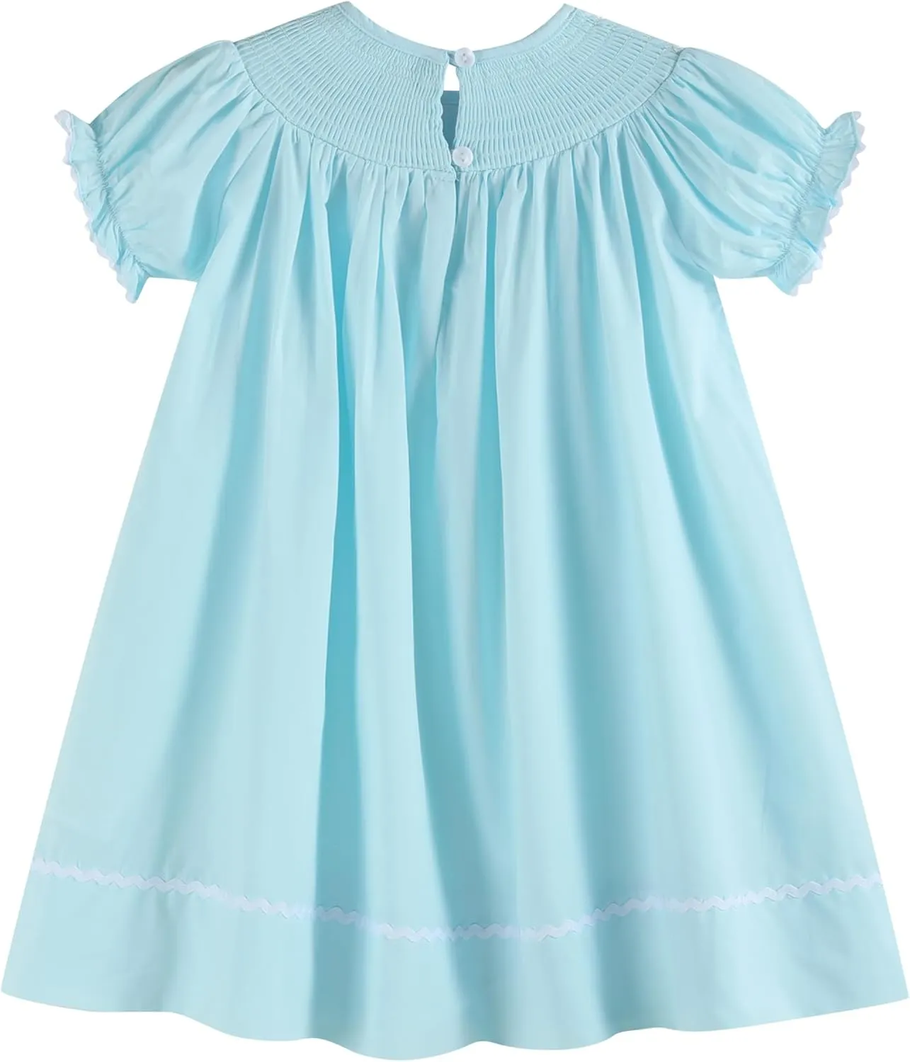 Baby and Girls Smocked Bishop Dress