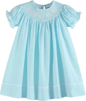 Baby and Girls Smocked Bishop Dress