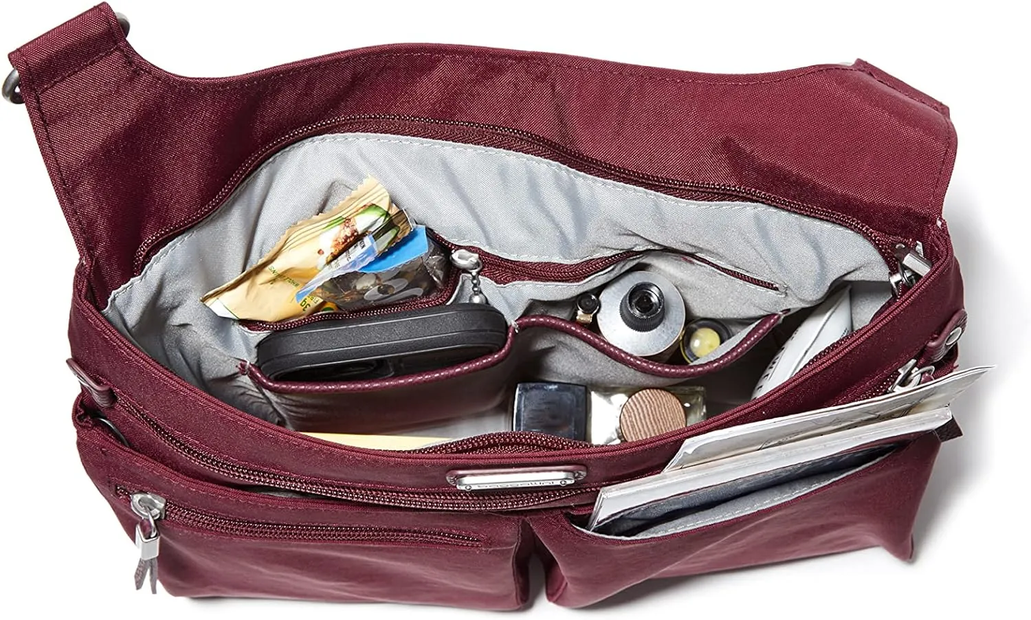 Baggallini On Track Crossbody with RFID Phone Wristlet