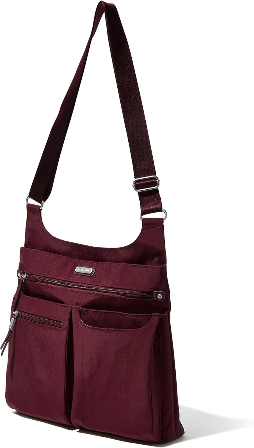 Baggallini On Track Crossbody with RFID Phone Wristlet