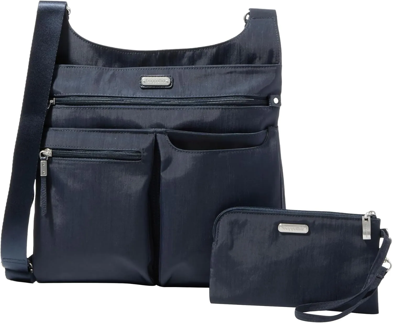 Baggallini On Track Crossbody with RFID Phone Wristlet