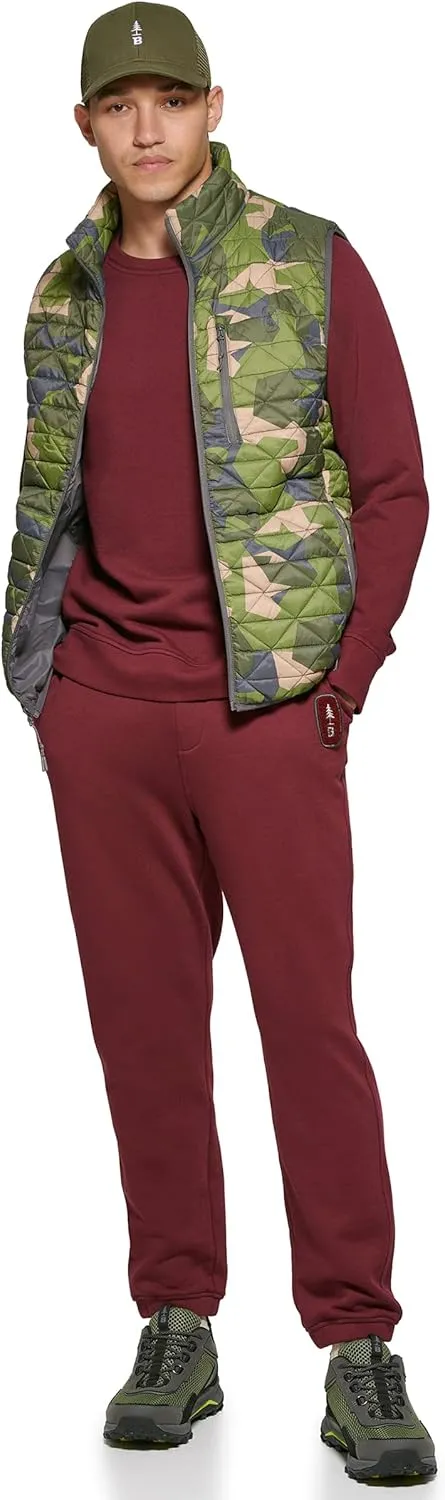BASS OUTDOOR Men's Quilted Light Weight Packable Puffer