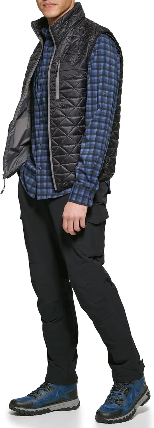 BASS OUTDOOR Men's Quilted Light Weight Packable Puffer