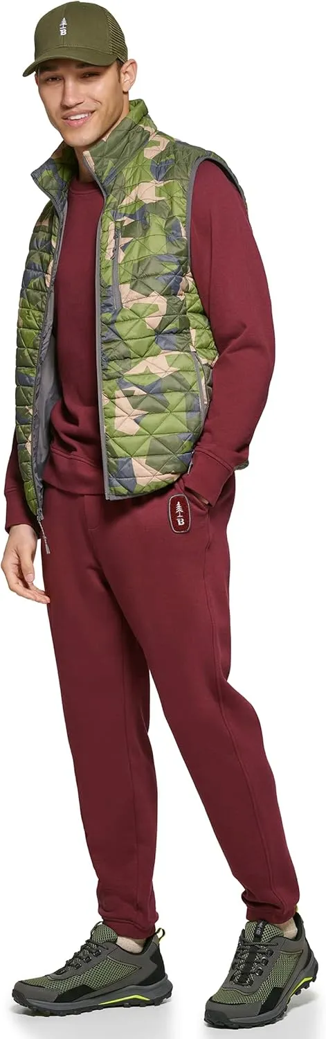 BASS OUTDOOR Men's Quilted Light Weight Packable Puffer
