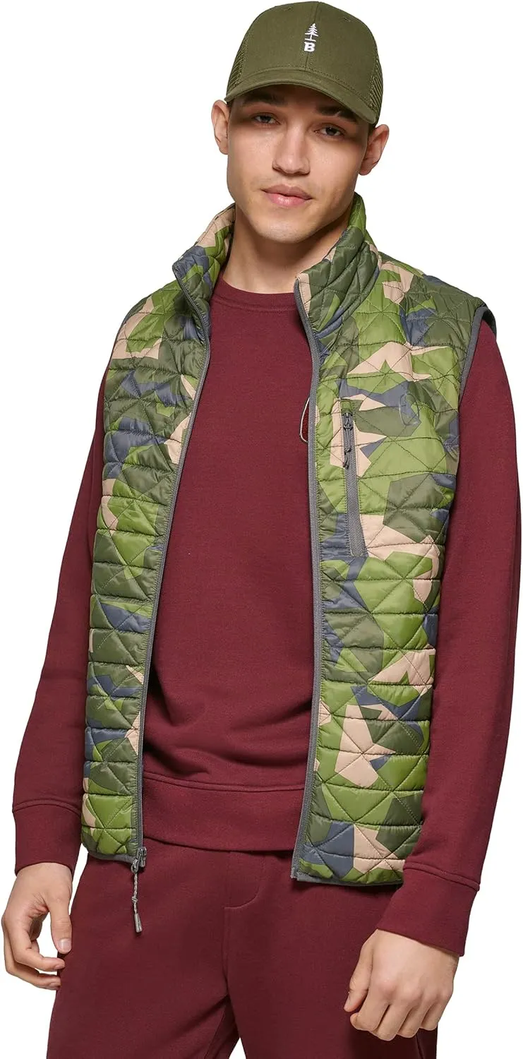 BASS OUTDOOR Men's Quilted Light Weight Packable Puffer