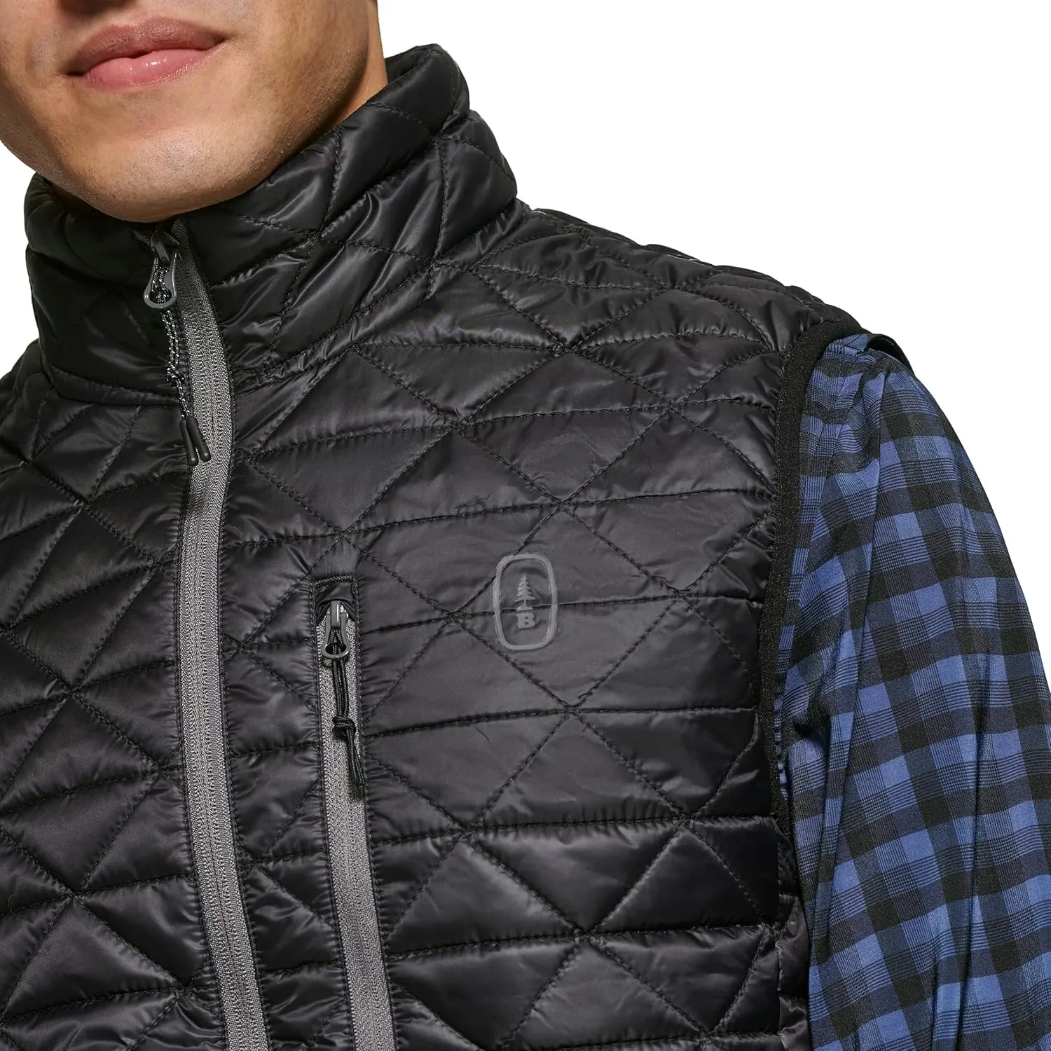 BASS OUTDOOR Men's Quilted Light Weight Packable Puffer