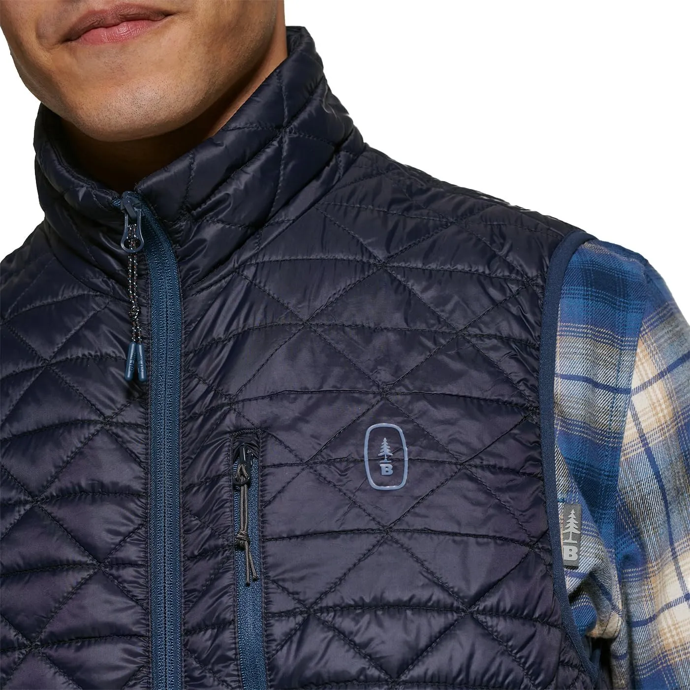 BASS OUTDOOR Men's Quilted Light Weight Packable Puffer