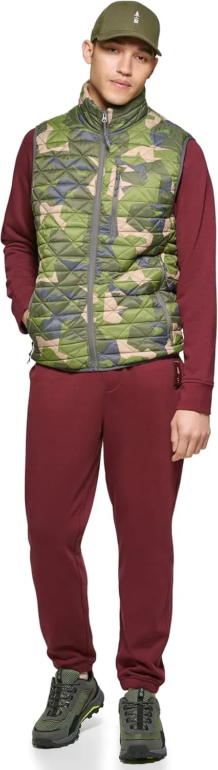 BASS OUTDOOR Men's Quilted Light Weight Packable Puffer