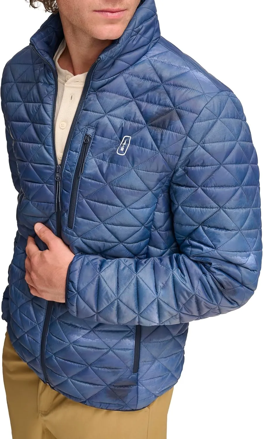 BASS OUTDOOR Men's Quilted Light Weight Packable Puffer