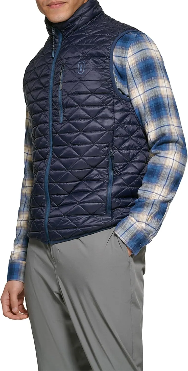 BASS OUTDOOR Men's Quilted Light Weight Packable Puffer
