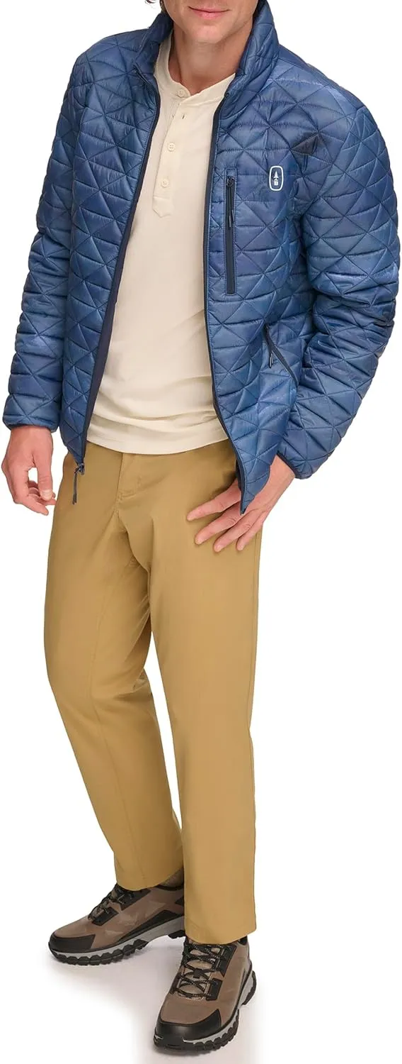 BASS OUTDOOR Men's Quilted Light Weight Packable Puffer