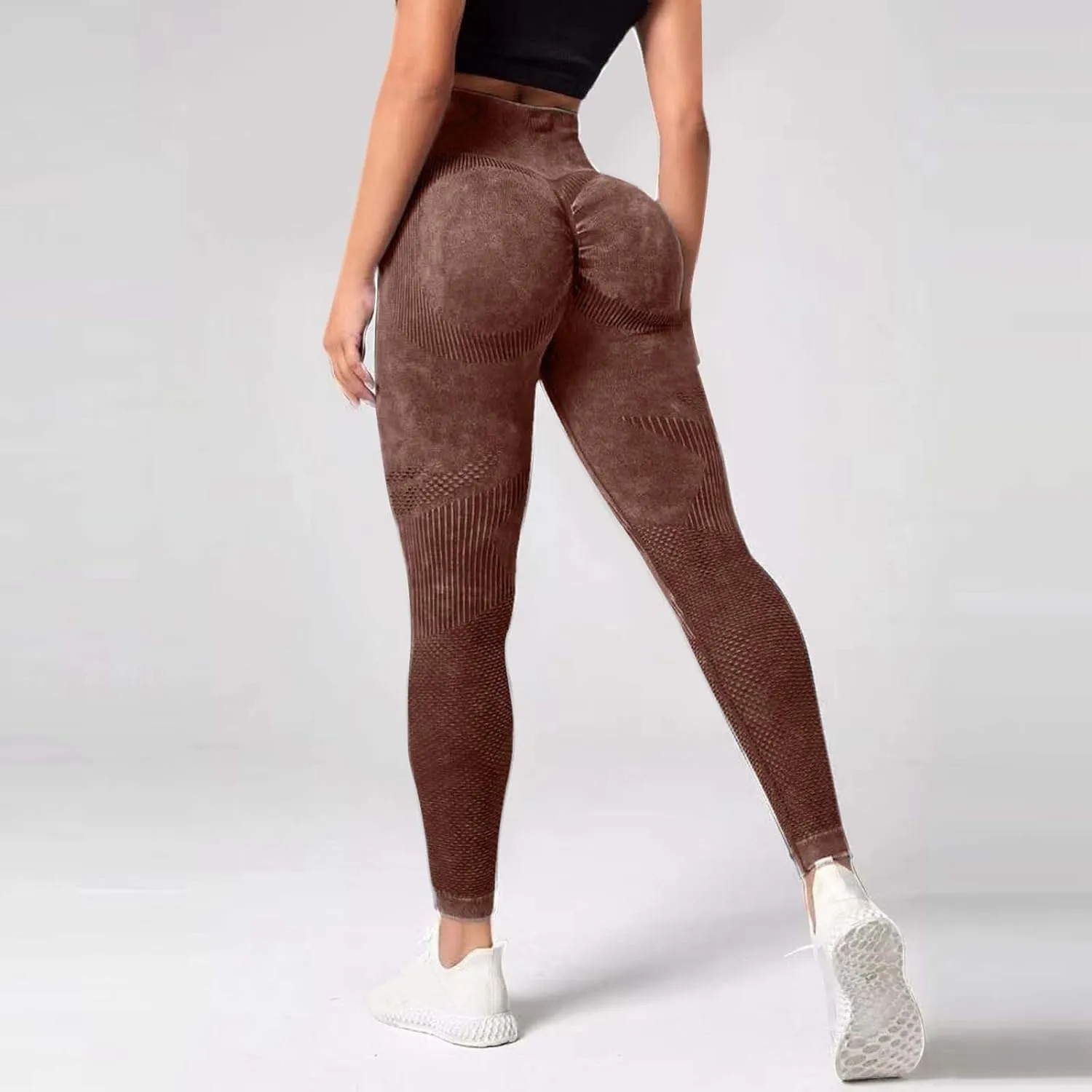 Booty Lifting Leggings for Women High Waist Slim Fit Stretch Trendy Graphic Running Yoga Pants Soft Seamless Leggings
