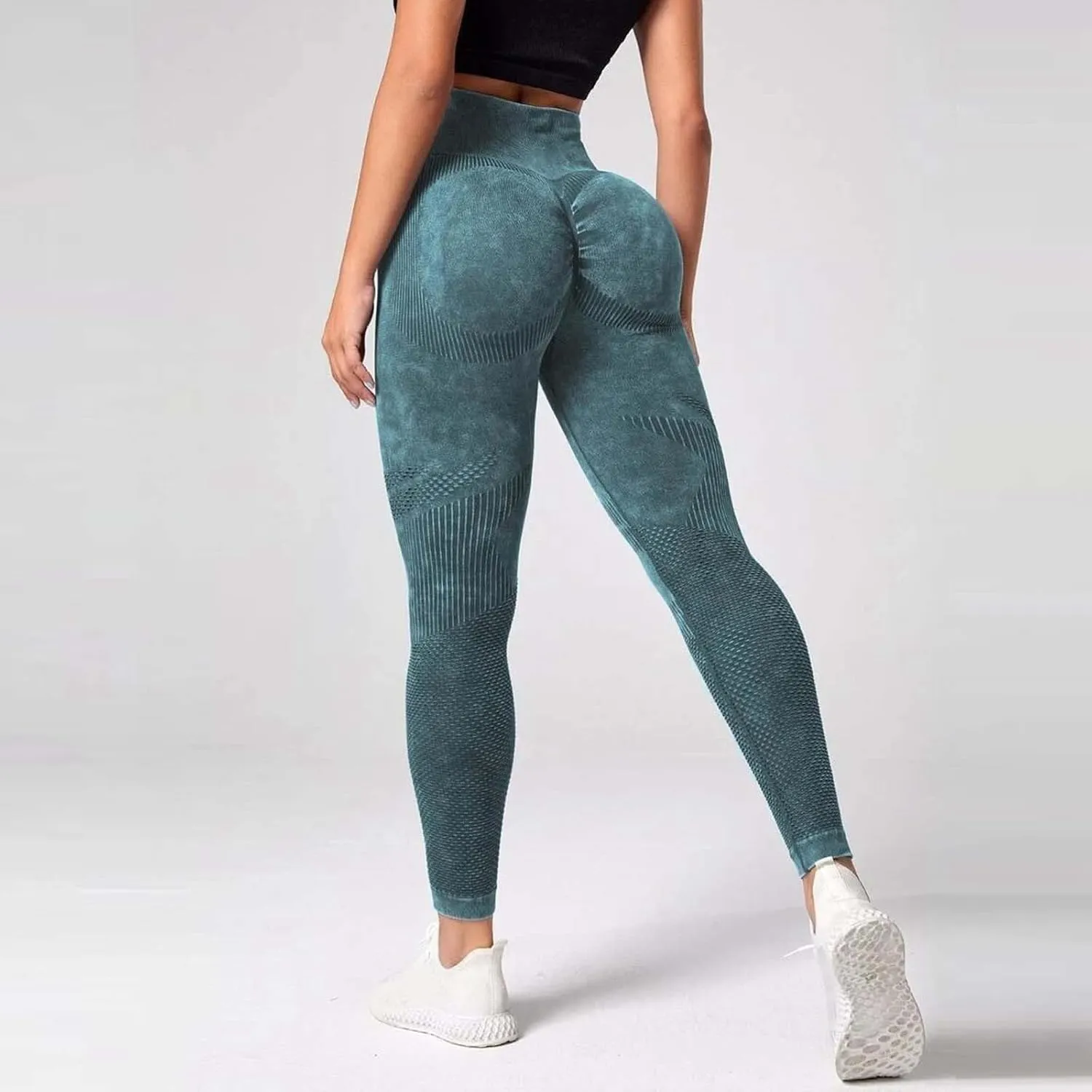 Booty Lifting Leggings for Women High Waist Slim Fit Stretch Trendy Graphic Running Yoga Pants Soft Seamless Leggings