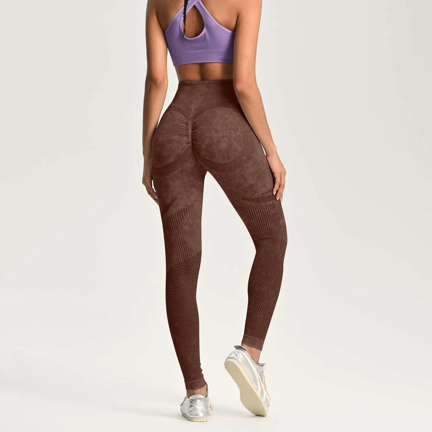 Booty Lifting Leggings for Women High Waist Slim Fit Stretch Trendy Graphic Running Yoga Pants Soft Seamless Leggings