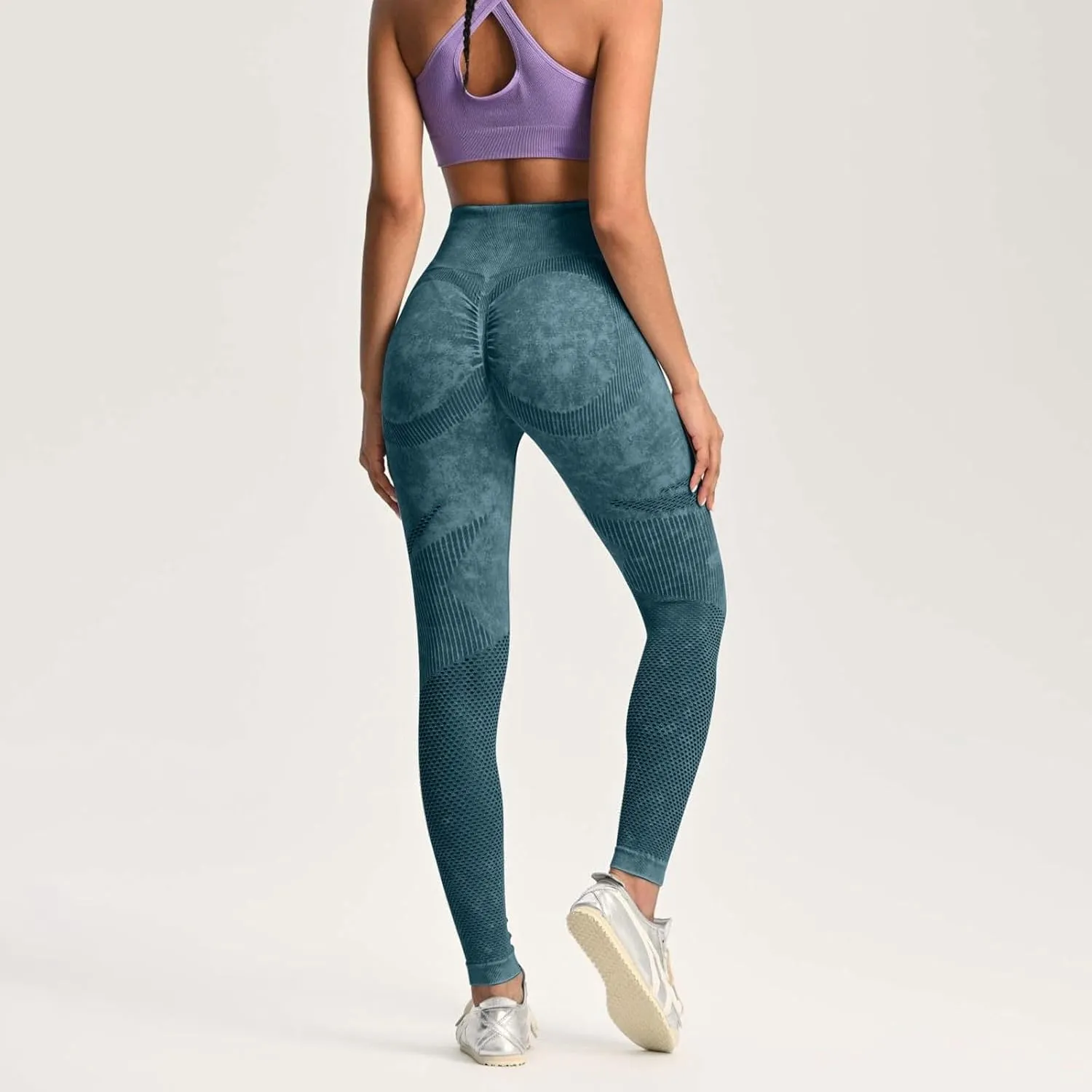 Booty Lifting Leggings for Women High Waist Slim Fit Stretch Trendy Graphic Running Yoga Pants Soft Seamless Leggings
