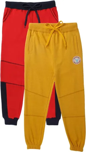 Boys Cotton Track Pants | Kids Trackpants Combo