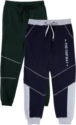 Boys Cotton Track Pants | Kids Trackpants Combo