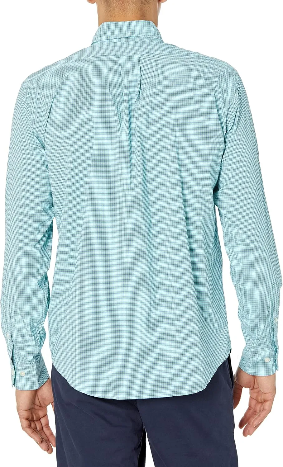 Brooks Brothers Men's Long Sleeve Button Down Performance Stretch Shirt, Patterned