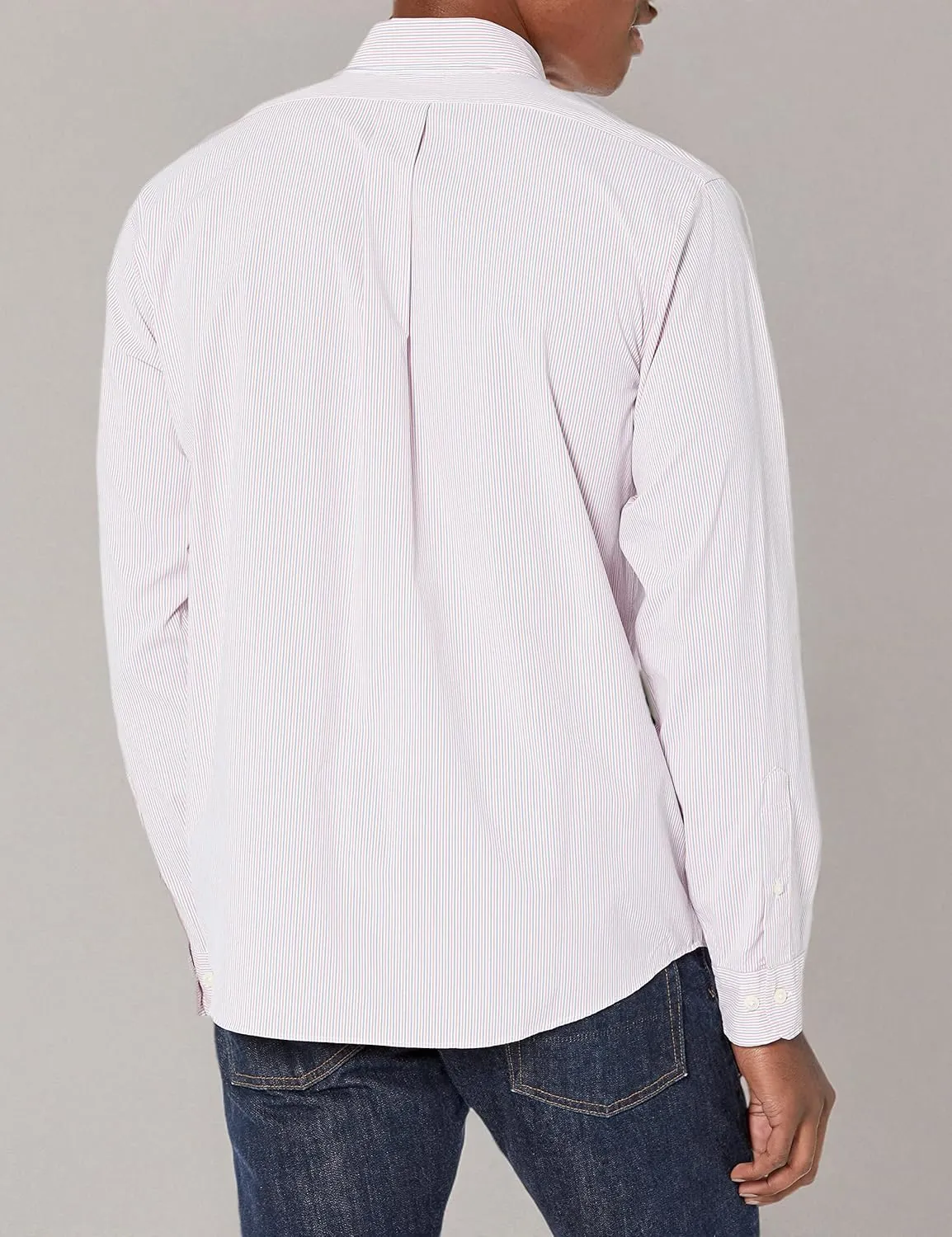 Brooks Brothers Men's Long Sleeve Button Down Performance Stretch Shirt, Patterned