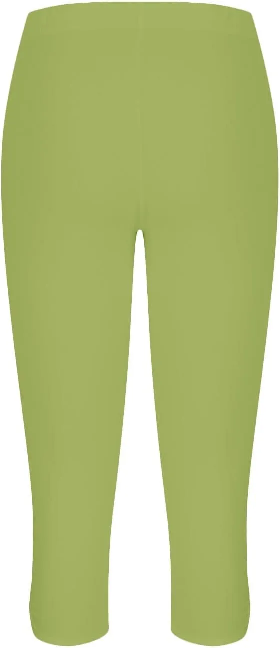 Capris Pants for Women 2025 Summer, High Waist Workout Compression Capris Leggings
