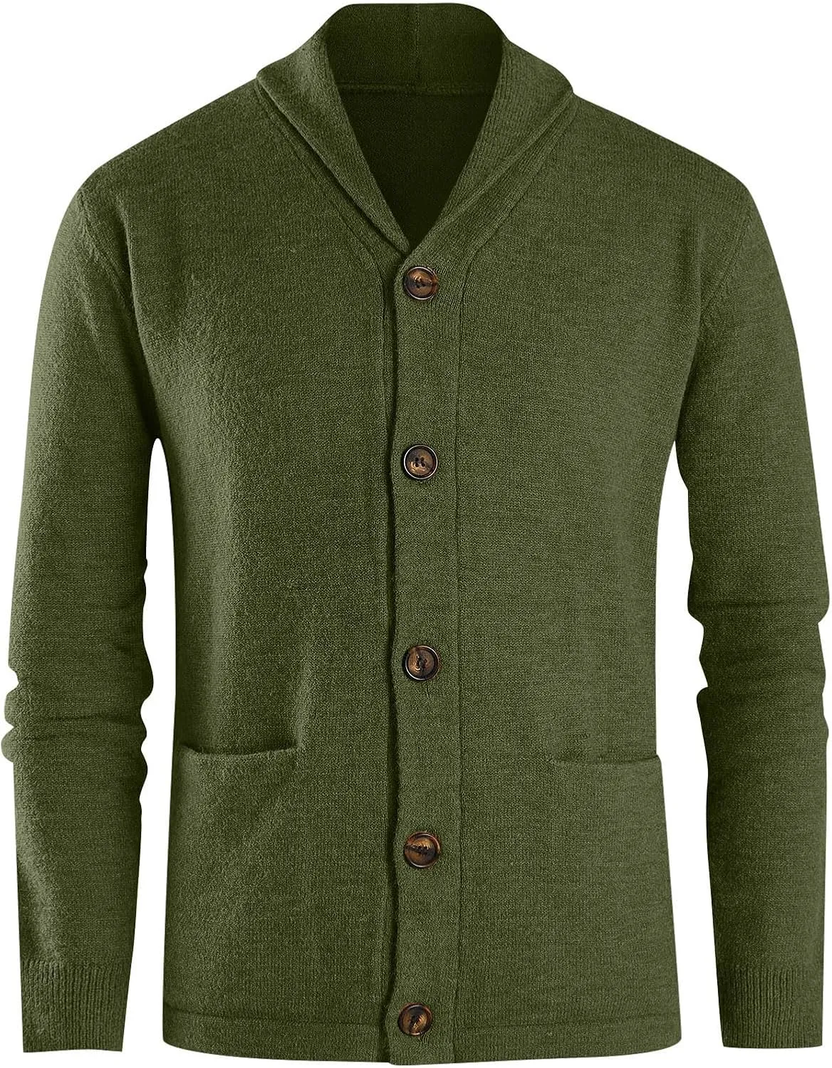 Cardigan Men with Buttons Knit Lapel Men Cardigan Sweater Thick Warm Loose Winter Cardigan