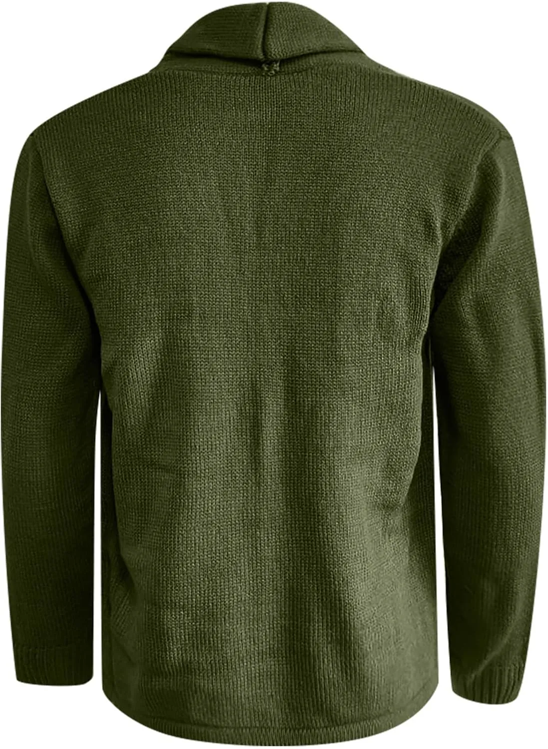 Cardigan Men with Buttons Knit Lapel Men Cardigan Sweater Thick Warm Loose Winter Cardigan