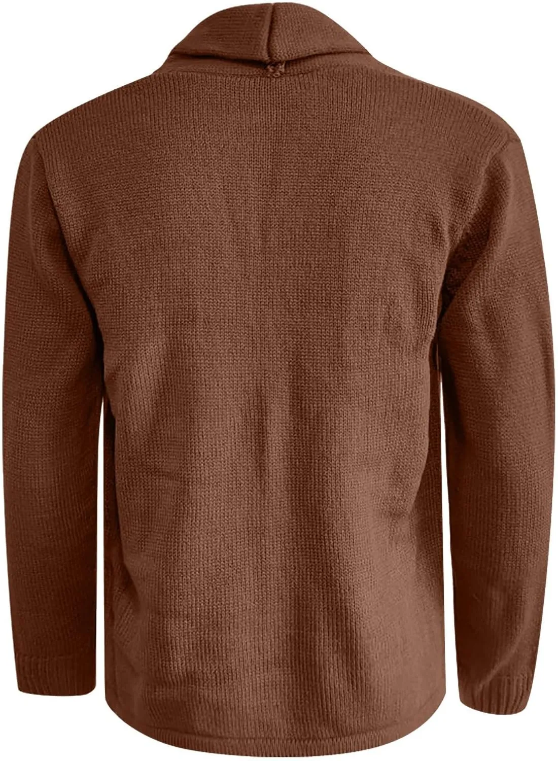 Cardigan Men with Buttons Knit Lapel Men Cardigan Sweater Thick Warm Loose Winter Cardigan