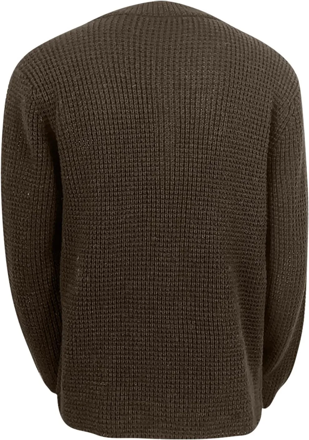 Cardigan Men with Buttons Knitted Lapel Oversized Cardigan Sweater Lightweight Warm Lounge Winter Cardigan