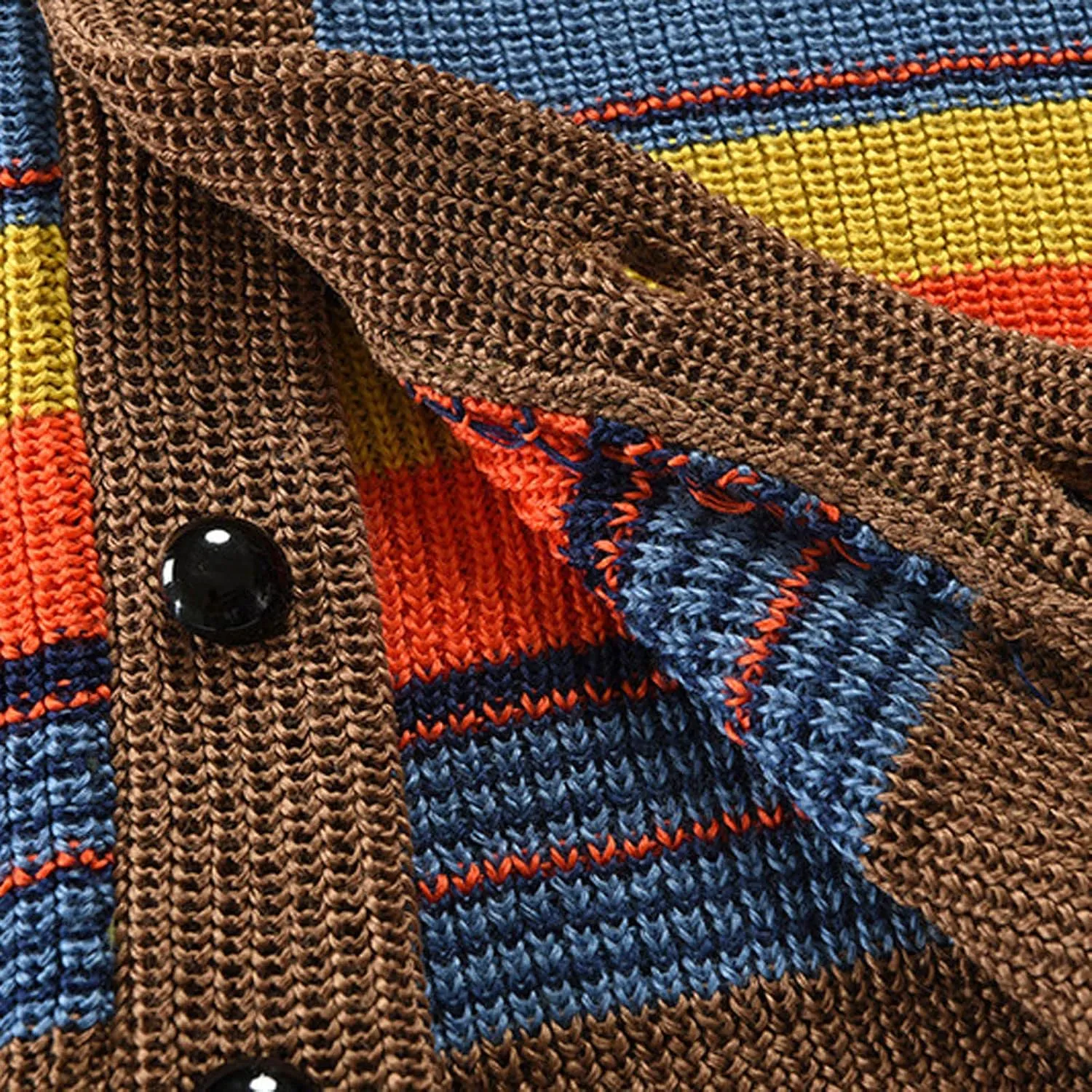 Cardigan Sweater for Mens Fall Knitted Cardigan Button Down Sweater V Neck Long Sleeve Sweater Fall Cardigan