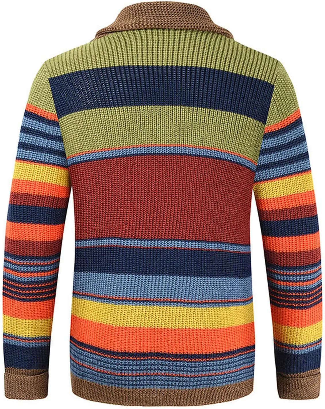 Cardigan Sweater for Mens Fall Knitted Cardigan Button Down Sweater V Neck Long Sleeve Sweater Fall Cardigan