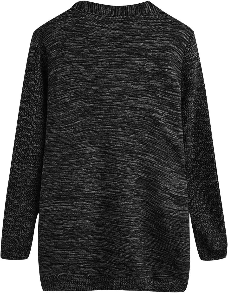 Cardigan Sweaters for Men Long Open Front Cardigan Button Down Knit Cardigan Sweater Big and Tall Cardigan Sweaters