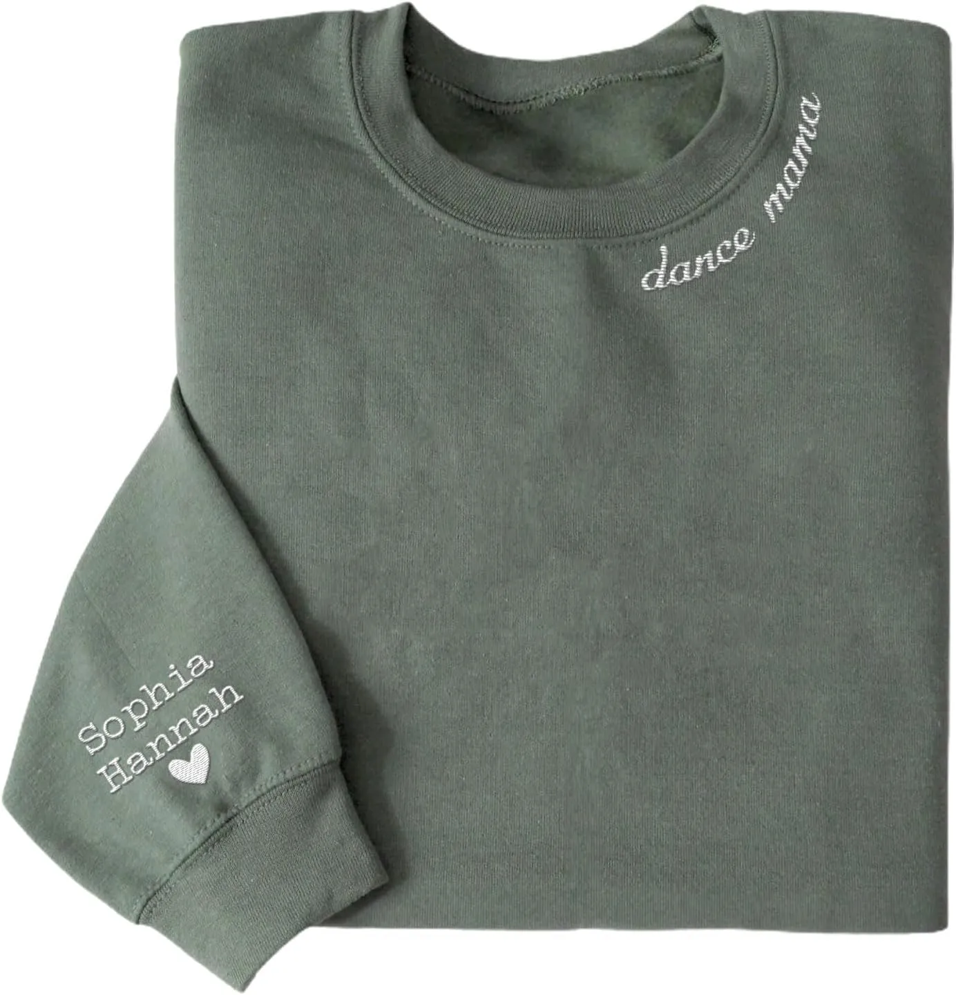 Custom Dance Mom Embroidered Sweatshirt, Funny Dance Mama Mother's Day Sweatshirt, Dancing Clothing, Gifts For Mother