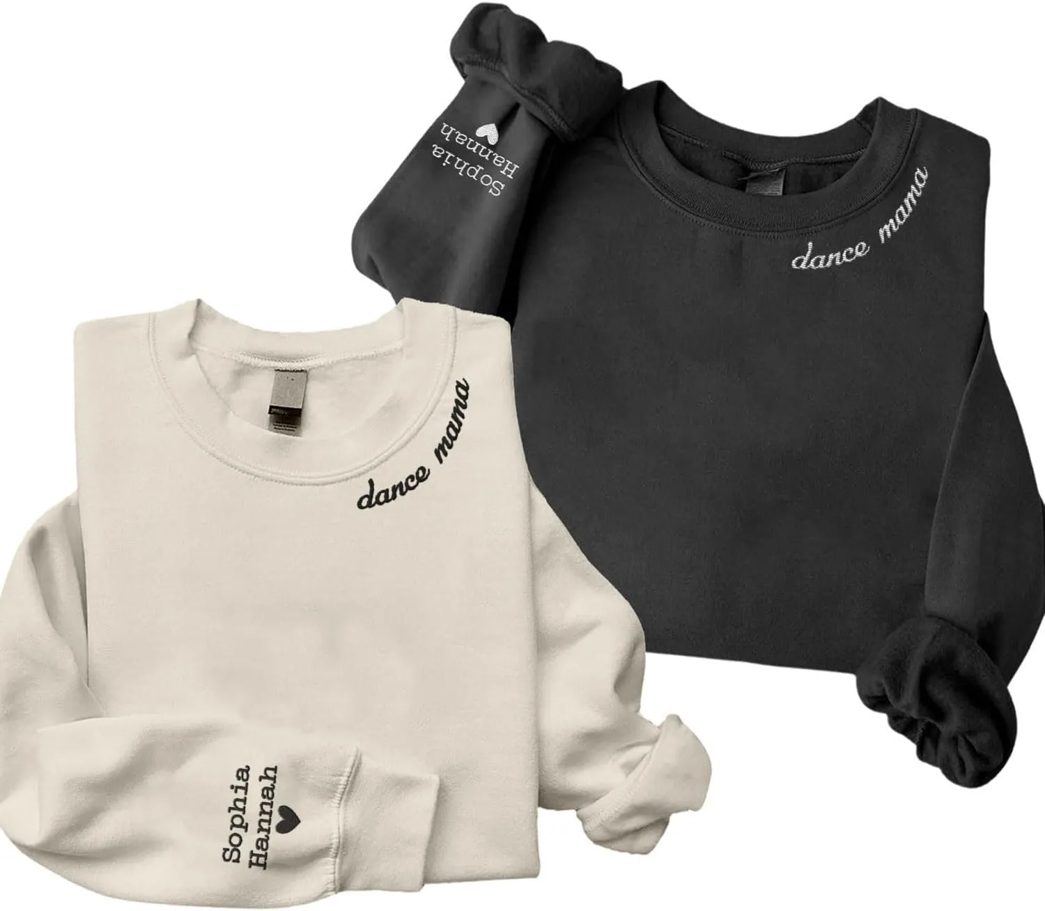 Custom Dance Mom Embroidered Sweatshirt, Funny Dance Mama Mother's Day Sweatshirt, Dancing Clothing, Gifts For Mother
