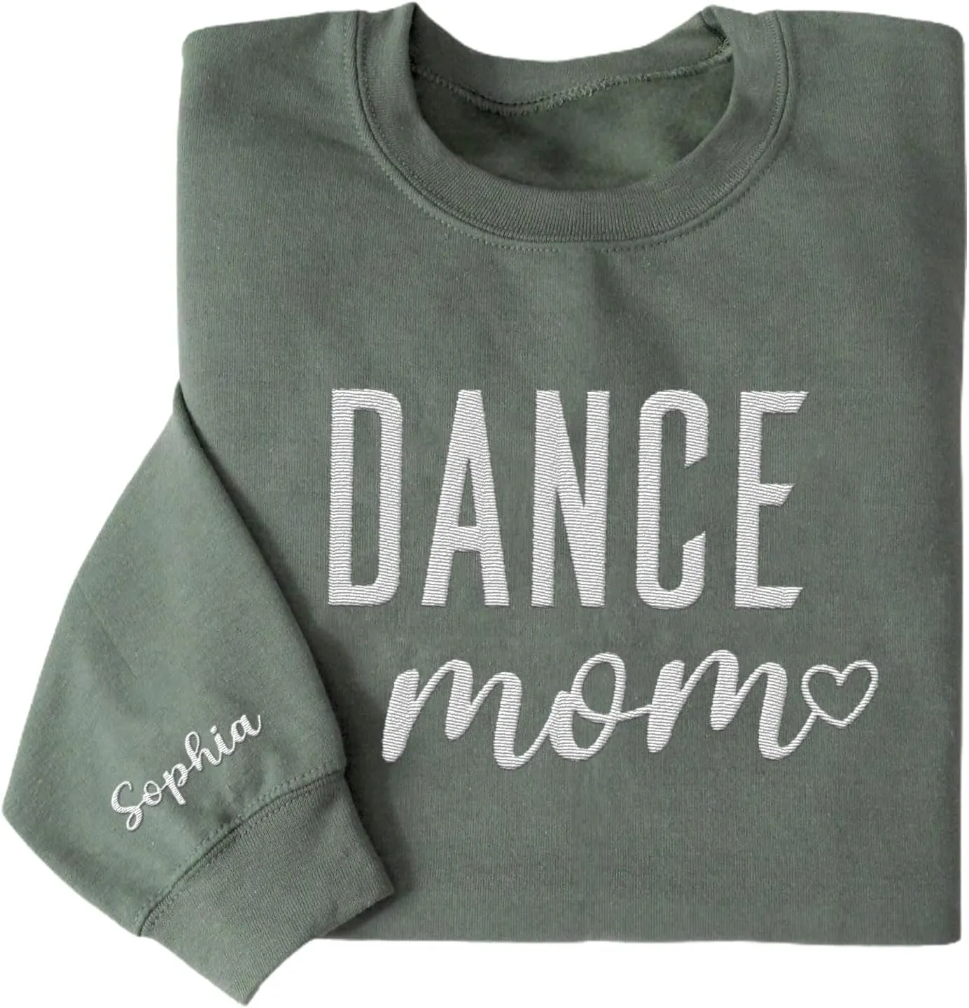 Custom Dance Mom Embroidered Sweatshirt, Funny Dance Mama Mother's Day Sweatshirt, Dancing Clothing, Gifts For Mother