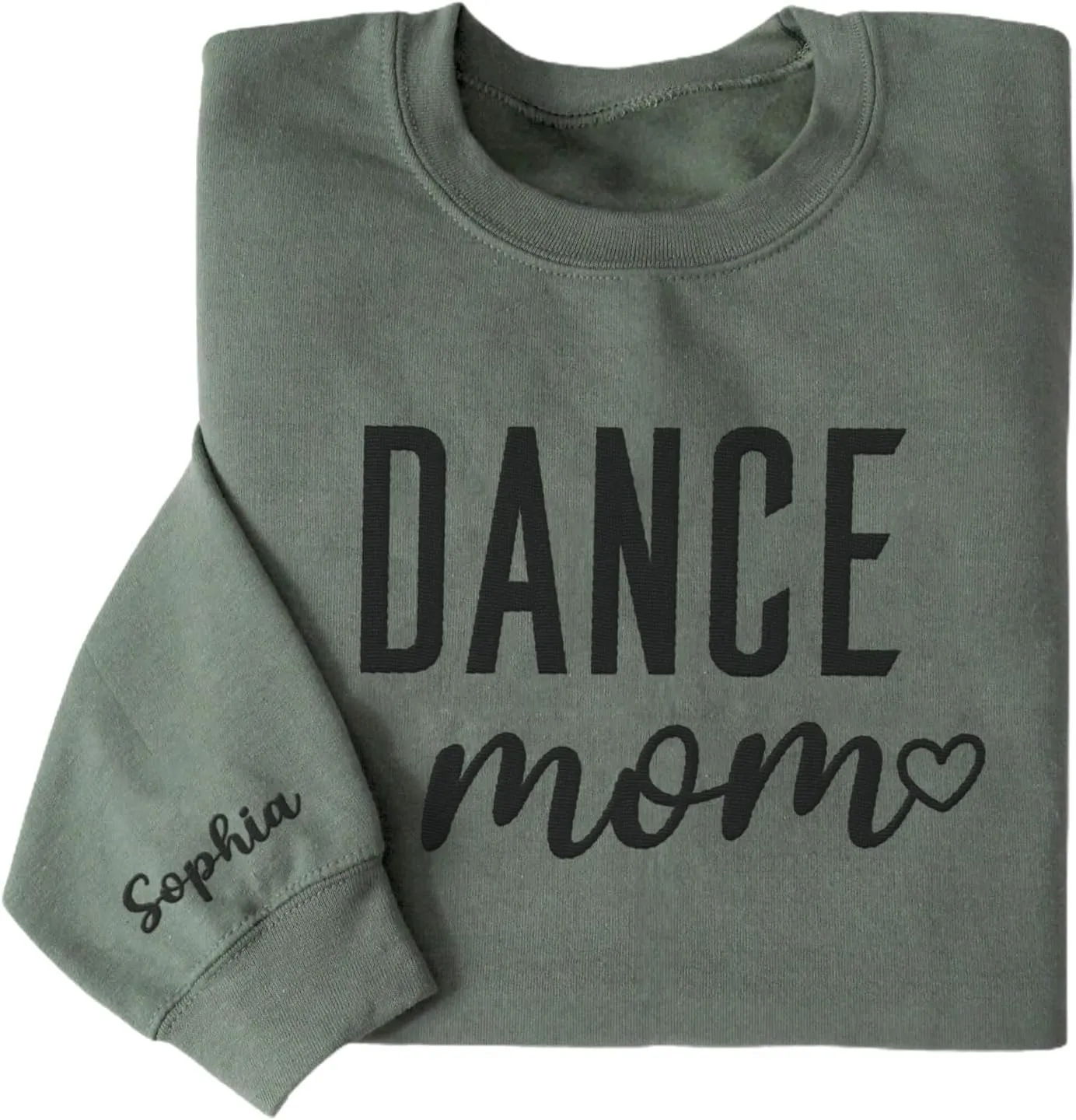 Custom Dance Mom Embroidered Sweatshirt, Funny Dance Mama Mother's Day Sweatshirt, Dancing Clothing, Gifts For Mother