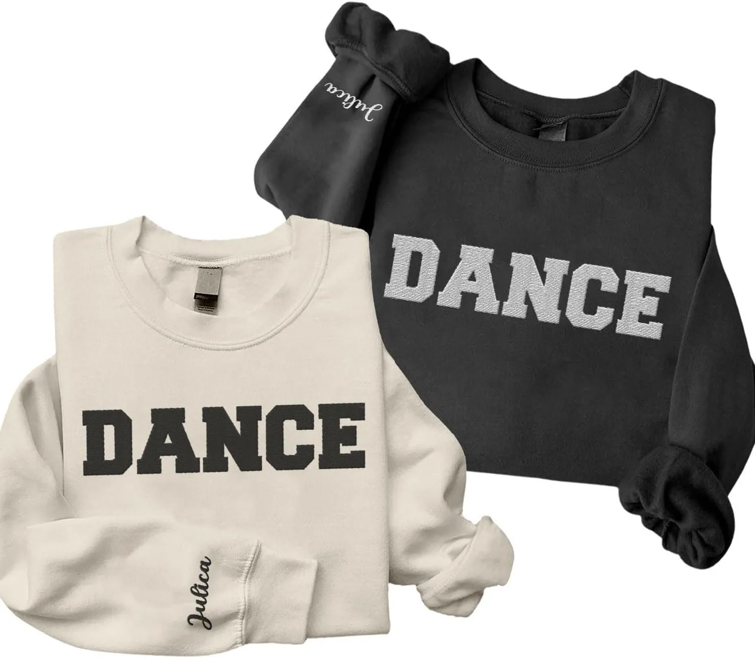 Custom Dance Mom Embroidered Sweatshirt, Funny Dance Mama Mother's Day Sweatshirt, Dancing Clothing, Gifts For Mother