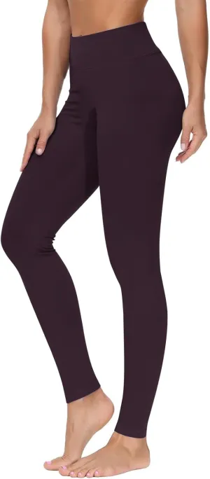DASAYO Exercise Leggings for Women High Waisted Tummy Control Yoga Pants Full Length Comffy Soft Workout Gym Clothes