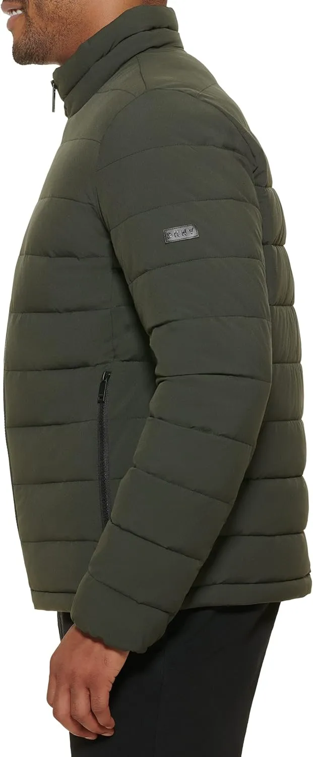 DKNY Mens Light Weight Quilted Puffer Jacket
