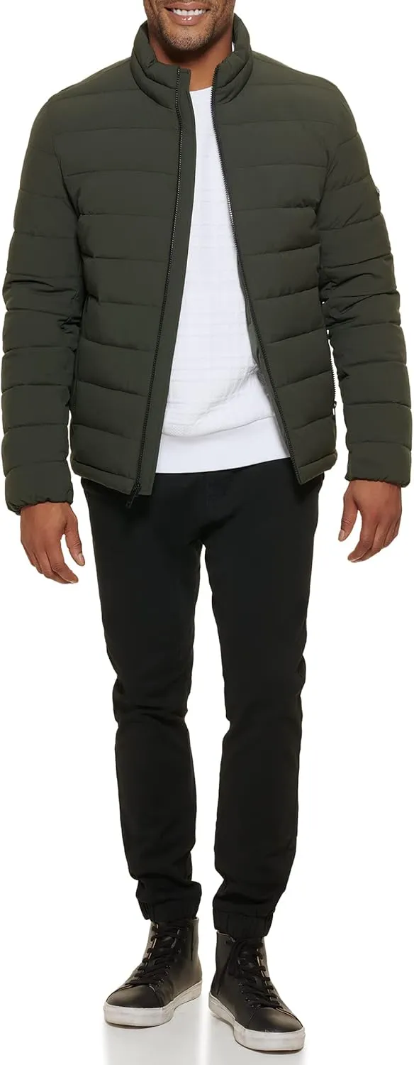 DKNY Mens Light Weight Quilted Puffer Jacket