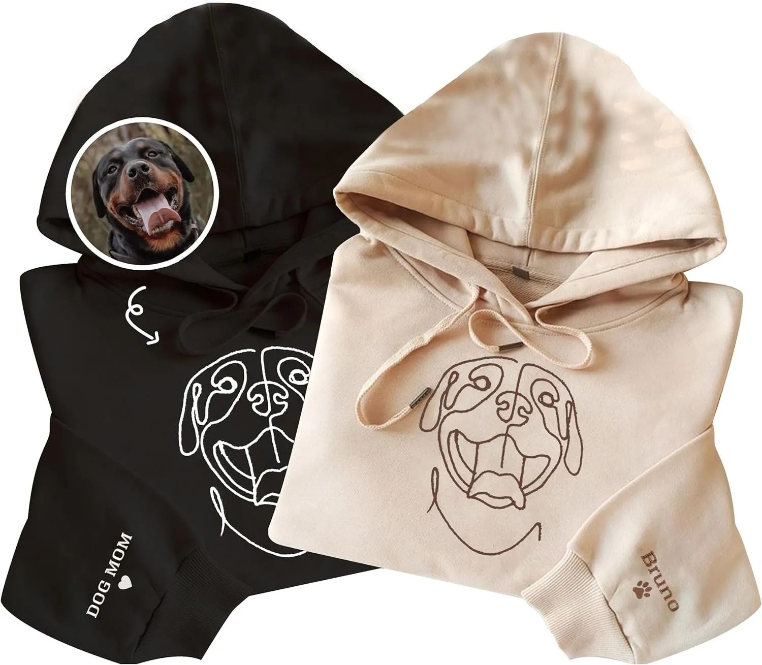 Dog Mom Sweatshirt Women, Dog Mom Sweatshirt, Dog Mom Sweater, Custom Embroidered Sweatshirt, Custom Embroidered Dog Hoodie, Personalized Dog Mom Embroidered Sweatshirt, Dog Mom Shirt