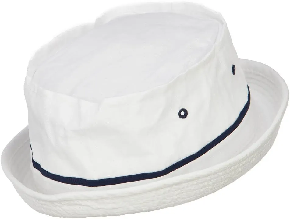 e4Hats.com Striped Roll Up Bucket Hat